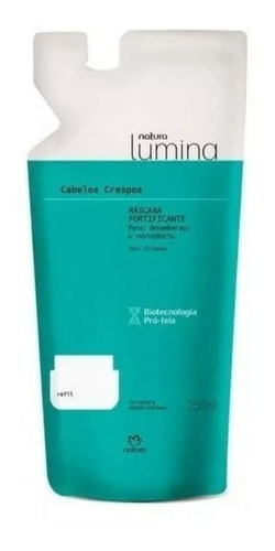 Mascara Fortificante Natura Lumina Cabelos Crespos Refil