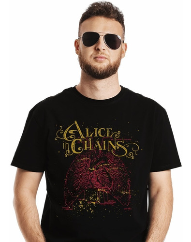 Polera Alice In Chains Lungs Pulmones Rock Impresión Directa