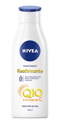 Crema Nivea Corporal Reafirmante Q10 Plus Y Vitamina C 250ml