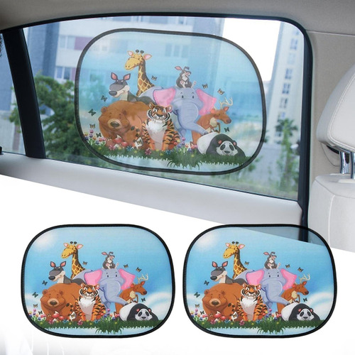 2 Uds Parasol Para Ventana De Coche Protección De Estilo C