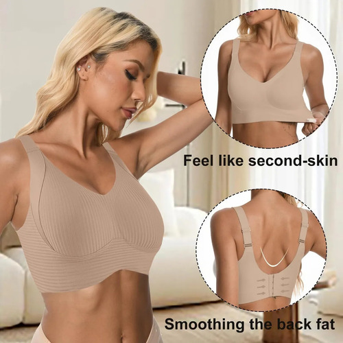 Hjb Brasier Sin Varillas For Mujer, Sujetador Push Up Sin