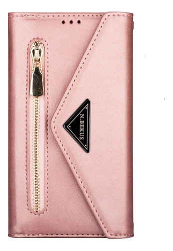 Funda De Cuero Crossbody Para iPhone