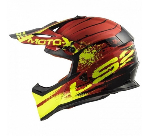 Casco Moto Ls2 Mx 437 Gator Fast Motocross Devotobikes