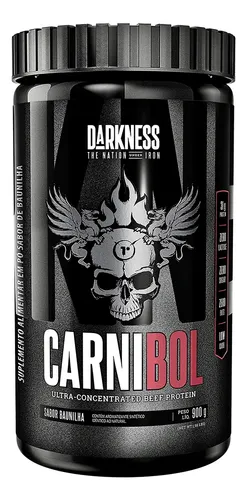 Suplemento Proteico De Carne Carnibol 900g Darkness Baunilha