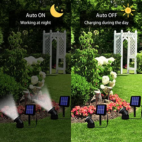 Luces Solares Puntos Destacados Al Aire Libre, Lámpara...