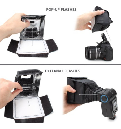 Softbox Difusor De Luz Para Cámaras, Compatible Con Neewer,