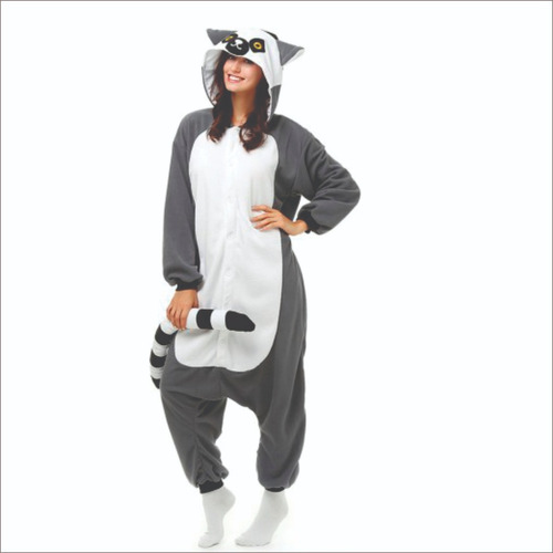 Lemure Guaxinim Pijama Macacão Kigurumi - Pronta Entrega