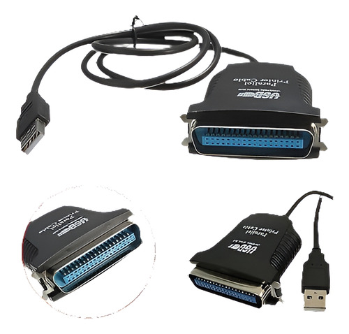 Nuevo Usb A Paralelo Ieee 1284 36 Pines Adaptador De Cable D