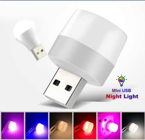 Lámpara Led Con Enchufe Para Computadora, Carga De Energía M