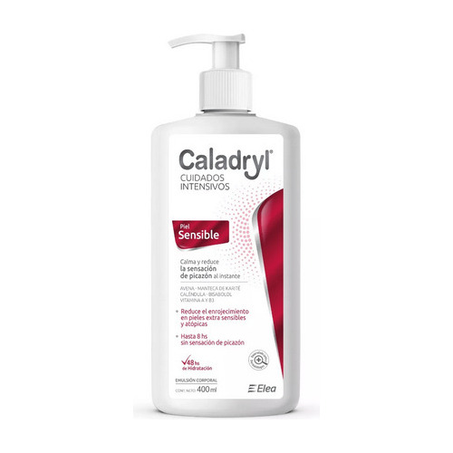Caladryl Cuidados Intensivos Piel Sensible X 400ml
