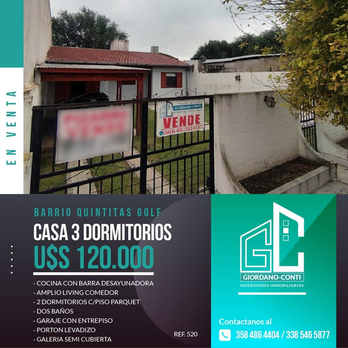 En Venta Casa De 3 Dormitorios