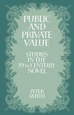 Libro Public And Private Value - Peter Smith