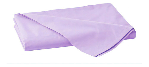 Lençol plano Out Casa Premium Liso cor lilás com desenho lisa