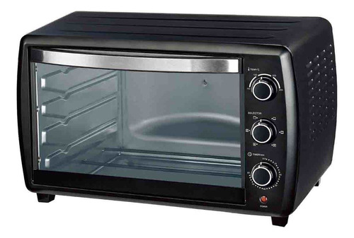 Horno Eléctrico Convección 40 Litros 1500w Grill Rex Color Negro