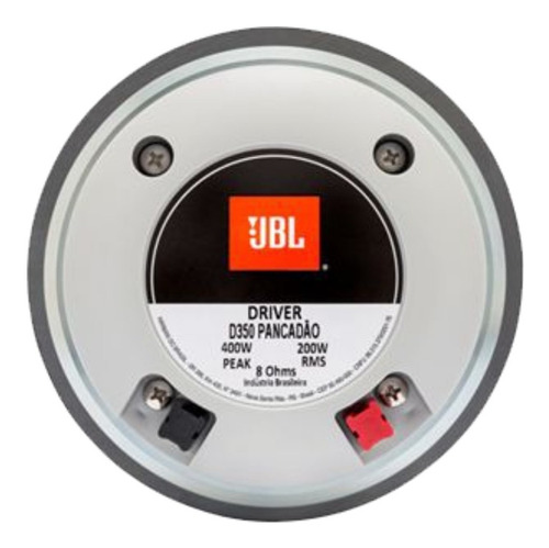 Driver Fenólico Jbl D350 Pancadão 200rms Profissional 8 Ohms