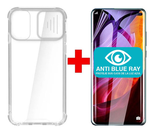 Carcasa +tapa iPhone 8 + Lamina Anti-blueray