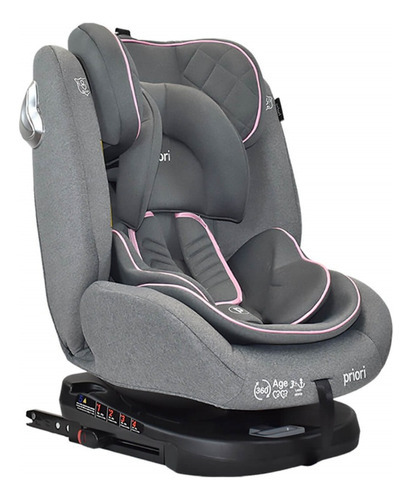 Silla Carro Bebé First 360 Isofix Priori Color Rosa