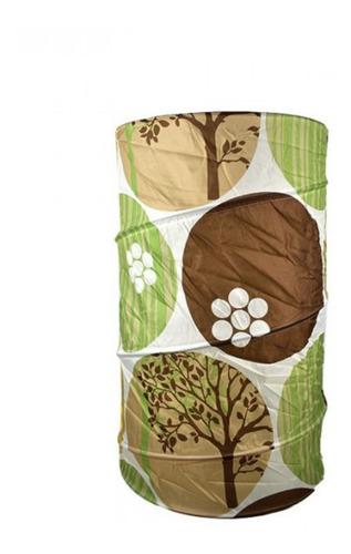 Imagen 4 de 10 de Cesto De Ropa Sucia Lavandería Con Tapa Plegable Verano Hoja