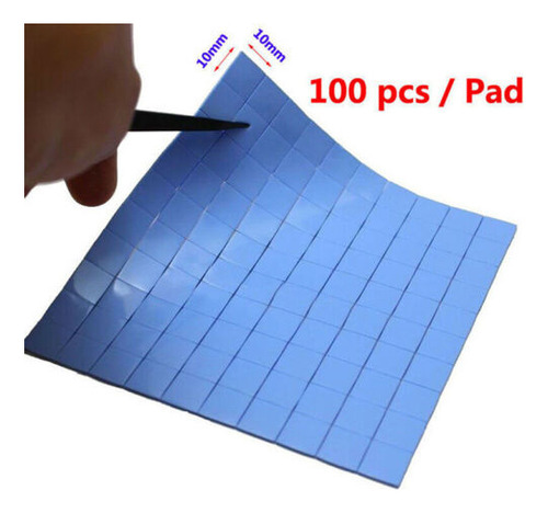 Blue 100mmx100mmx1mm Gpu Cpu Heatsink Cooling Thermal Co Nna