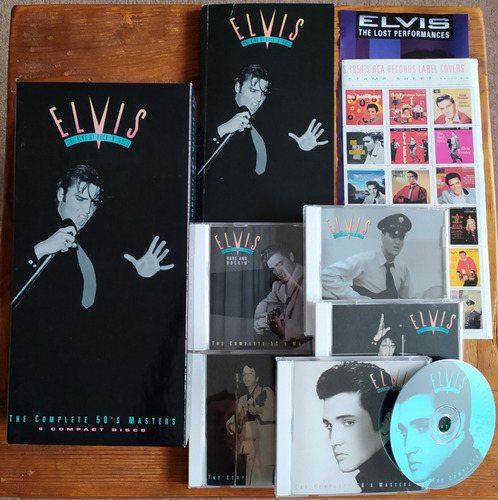 Elvis Presley The Complete 50's Masters 5 Cd Box Set Rca Eua