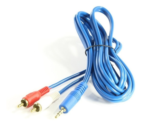 Cable Audio Jack Macho 3.5mm A 2 Rca 1.5 Mt Sonido Estereo