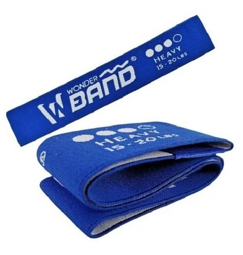 Bandas Elástica Tela Resistencia Azul 15-20lb Fuerte