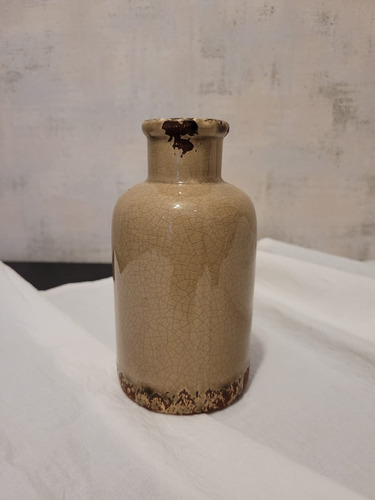 Florero Botellon  De Ceramica 