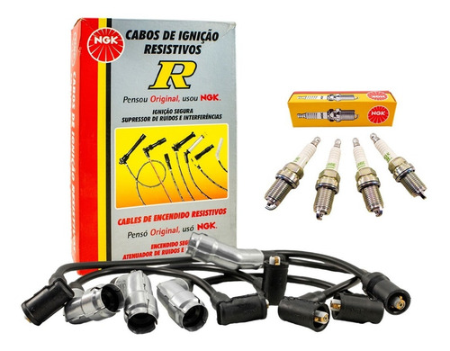 Kit Cables+bujias Ngk Ford Escort 88/91 Cht