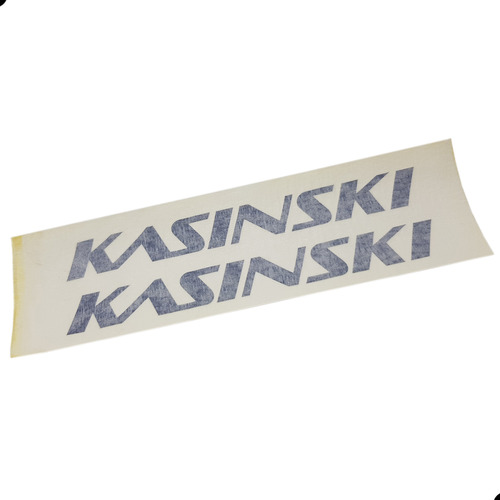 Par Adesivo Emblema Preto Kasinski Todos Os Modelos E Anos