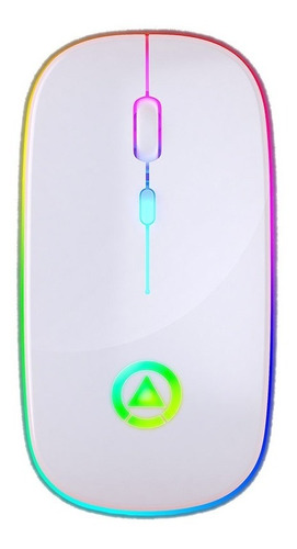 Imagen 1 de 10 de Retroiluminación Rgb Ratones Ópticos Recargable Gamer Mouse