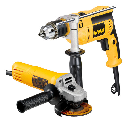 Taladro Perc 710w + Esmeril Ang. 700w Dewalt Dwd024-dwe4010