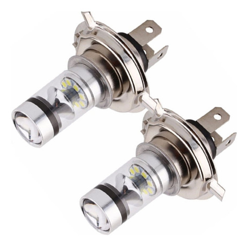 Dos Bombillas Led H4 De Alta Potencia 8000k Luz Antiniebla