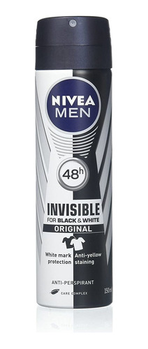 Nivea For Men Invisible Power Anti-perspirant Spray 150ml (6