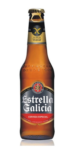 Cerveza Estrella De Galicia Sin Gluten 330 Ml