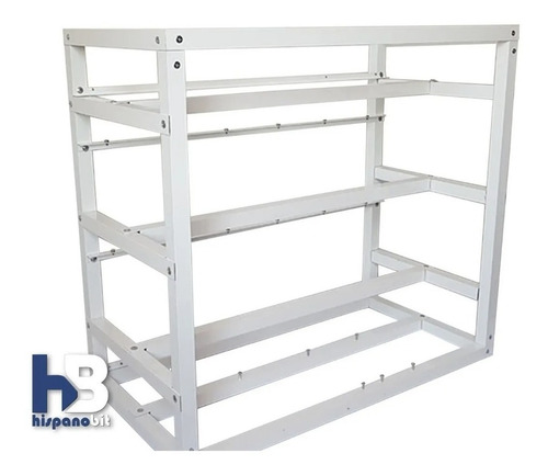 Imagen 4 de 5 de Rack 12 Gpu Minería Criptomonedas Eth Open Frame Rig