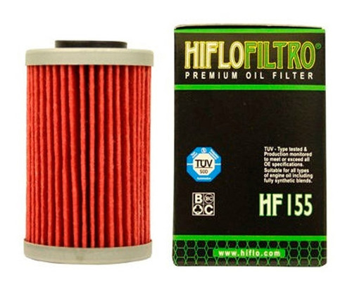 Filtro De Aceite Premium Para Moto Hiflofiltro Hf155