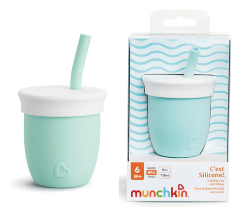 Vaso Taza Silicon Entrenamiento Popote Bebe S/bpa Munchkin® 