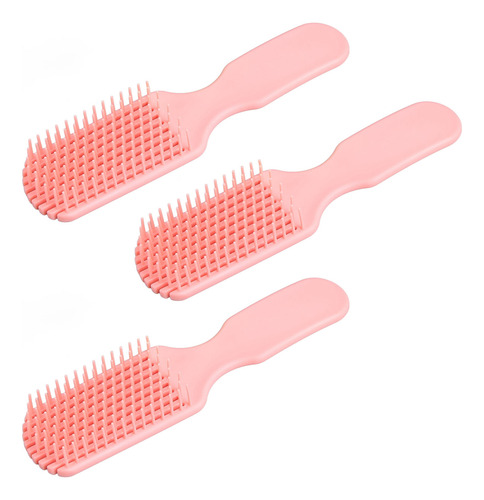 Cepillo Desenredante Portátil Para Cabello Profesional, 3 Un