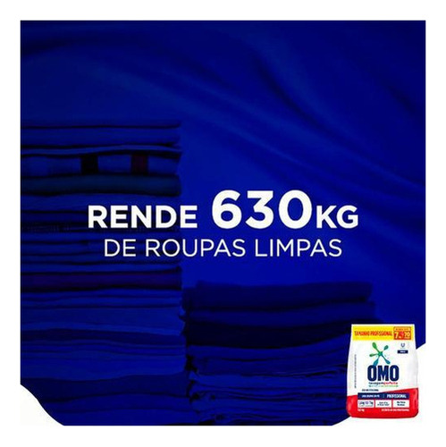 Sabão Em Pó Omo Concentrado Rende 70 Lavagens Perfeitas 5,kg
