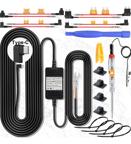 Kit De Cable Duro Para Camara De Salpicadero De Automovil, C