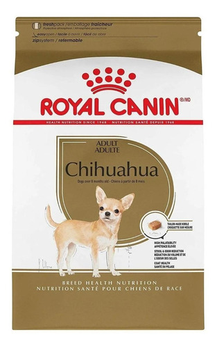 Alimento Royal Canin Breed Health Nutrition Chihuahua para perro adulto de raza  pequeña sabor mix en bolsa de 10lb