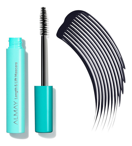 Mascara de pestañas Almay length & lift NWP para Ojos Sensibles tono Black 7.1 ml
