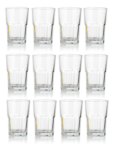 Vaso Vidrio 370 Ml Boston Crisa Set X12