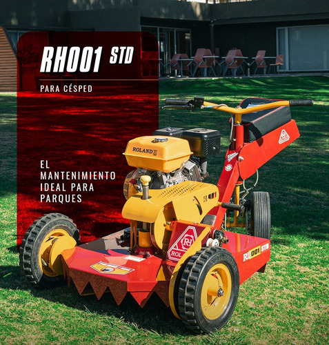 Mini Tractor Corta Césped Roland H001 Std Motor Rh Manual