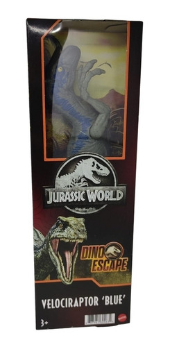 Imagem 2 de 5 de Dinossauro Velociraptor Blue - Jurassic World Rivals Mattel