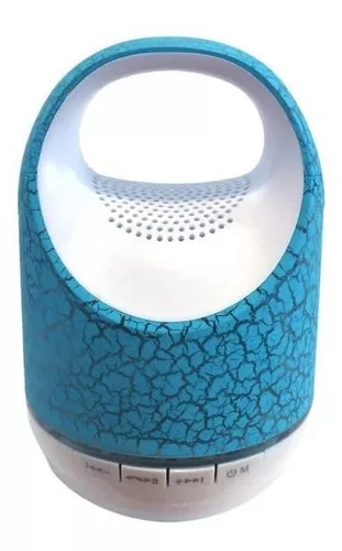 Parlante Zuena Bluetooth Fluor Color Azul Mercadolibre 
