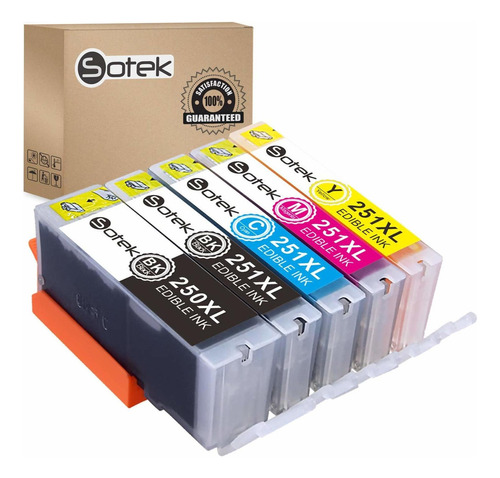 250xl 251xl 250 251 Xl C K E Ink Cartridges 5 Color  Wo...