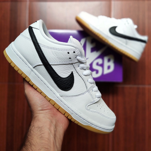 Tenis Nike Sb Dunk Low White Gum Originales 24 Y 25 Mx 