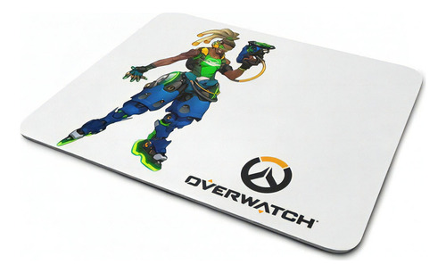 Mousepad Overwatch Lucio Geek Cor Branco