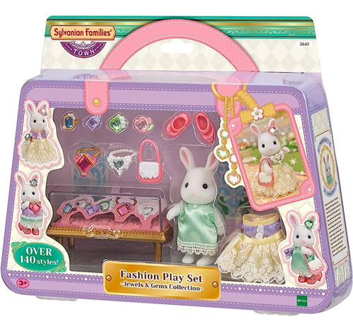 Juegos Conejita Moda Gemas Colección Sylvanian Families Febo